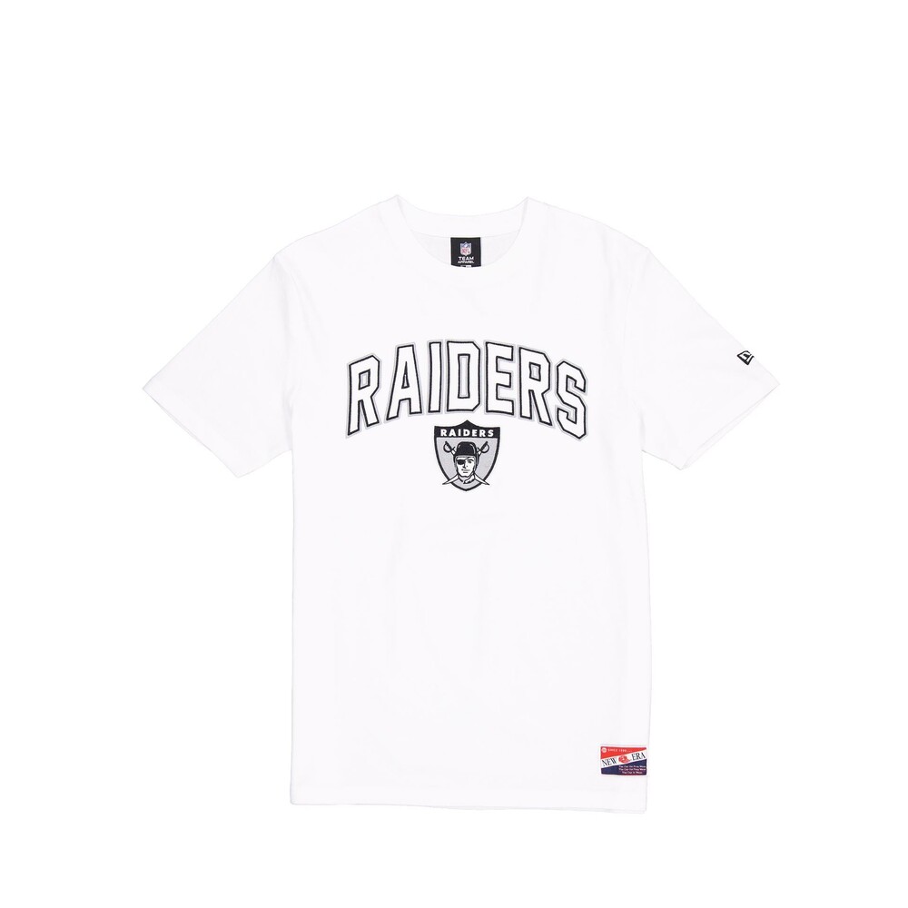 New Era Las Vegas Raiders Throwback White T-Shirt - Size M
